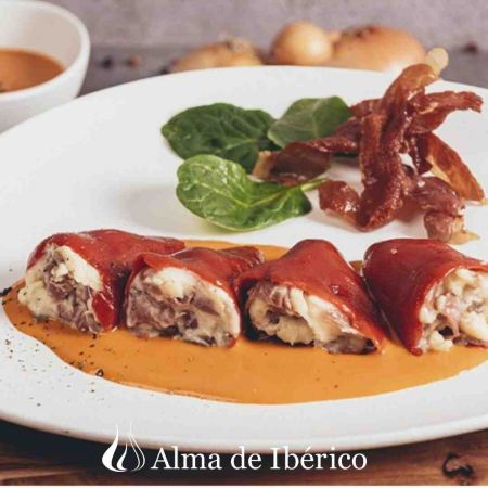 Plato Pimientos  JAMÓN IBÉRICO | Lukan Gourmet