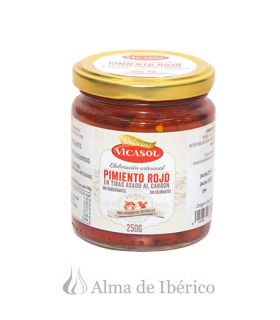 Pimientos en tiras asados al carbón| VICASOL