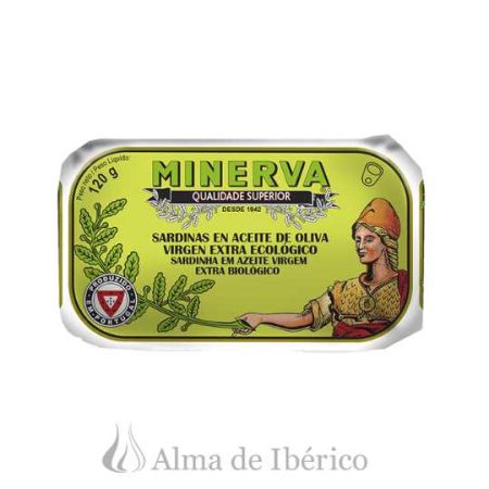 Lata de Sardinilla Minerva en aceite de oliva