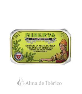 Lata de Sardinilla Minerva en aceite de oliva