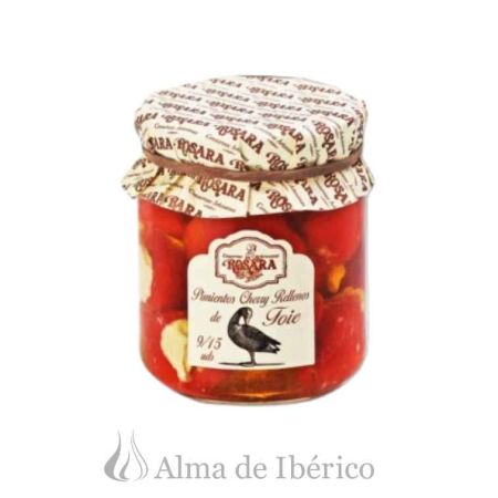 Pimientos Cherry con Foie | Rosara