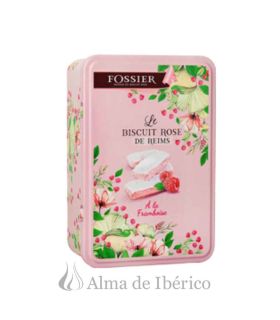 Lata galletas rosas con sabor a frambuesa | Fossier
