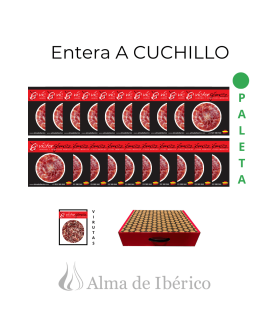 Paleta Cebo de Campo entera a cuchillo