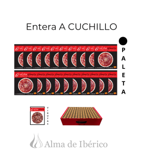 Paleta de Bellota 100% ibérica a cuchillo