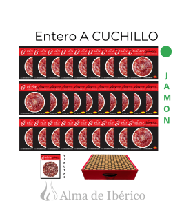 Paleta de Cebo de Campo entera a cuchillo