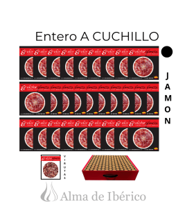 Jamón de Bellota 100% ibérico entero a cuchillo