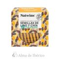 Barritas de lino y chia