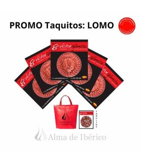 Promo Taquitos: Lomo de Bellota Ibérico 50-75-100% raza iberica loncheado