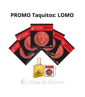 Promo Taquitos: Lomo de Bellota Ibérico 50-75-100% raza iberica loncheado