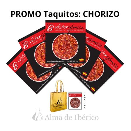 PROMO taquitos: Chorizo Ibérico de Bellota loncheado