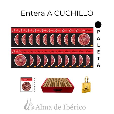 Paleta de Bellota 100% ibérica a cuchillo