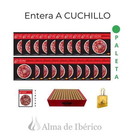 Paleta Cebo de Campo entera a cuchillo