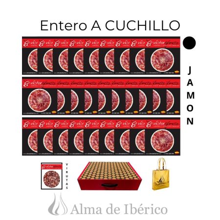 Jamón de Bellota 100% ibérico entero a cuchillo