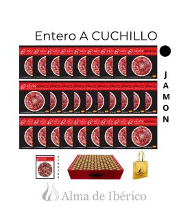 Jamón de Bellota 100% ibérico entero a cuchillo