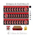 Jamón de Bellota 100% ibérico entero a cuchillo