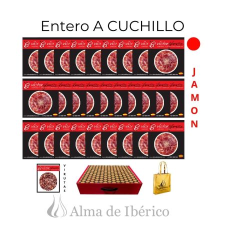 Jamón de bellota entero a cuchillo