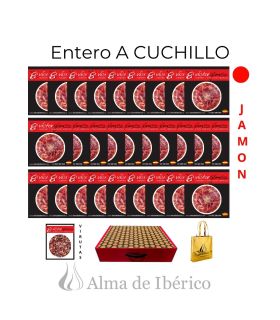 Jamón de bellota entero a cuchillo