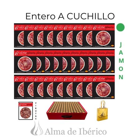 Paleta de Cebo de Campo entera a cuchillo