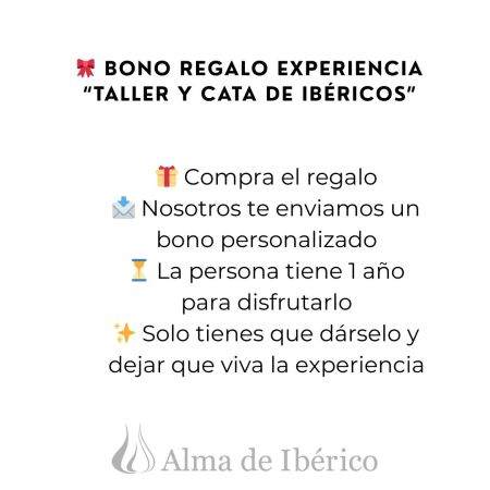 REGALO EXPERIENCIA: Taller y Cata de Ibéricos