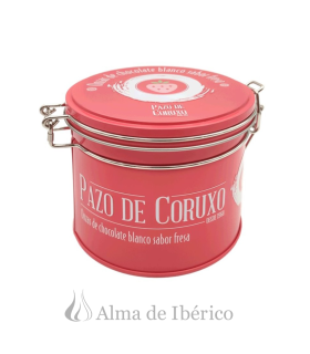 Onzas chocolate blanco con fresa| Pazo de Coruxo