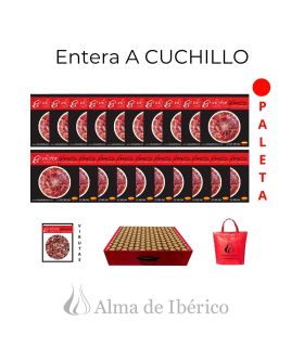 Paleta de Bellota Ibérica 50-75% raza Ibérica A CUCHILLO entera