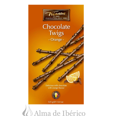 Ramitas de chocolate con leche y naranja