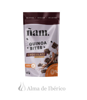 Snack de quinoa chocolate negro/sal marina