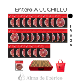 Entero A Cuchillo: Jamón de Bellota 100 % Ibérico