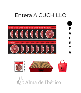 Entera a Cuchillo Paleta de Bellota 100% Ibérica