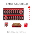 Entera A Cuchillo Paleta de Bellota Ibérica 50-75% raza Ibérica A CUCHILLO entera