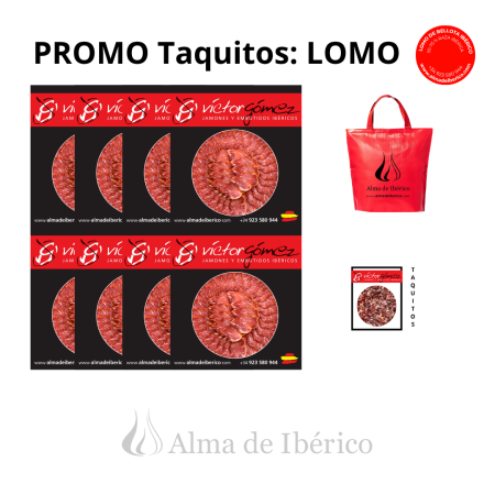 Promo 8: Lomo de Bellota Ibérico 50-75-100% raza iberica loncheado