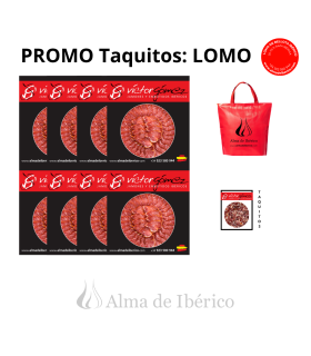 Promo 8: Lomo de Bellota Ibérico 50-75-100% raza iberica loncheado