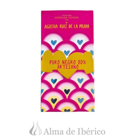 Tableta Chocolate negro 80%| Agatha Ruiz de la Prada