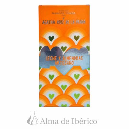 Tableta Chocolate leche y almendras| Agatha Ruiz de la Prada