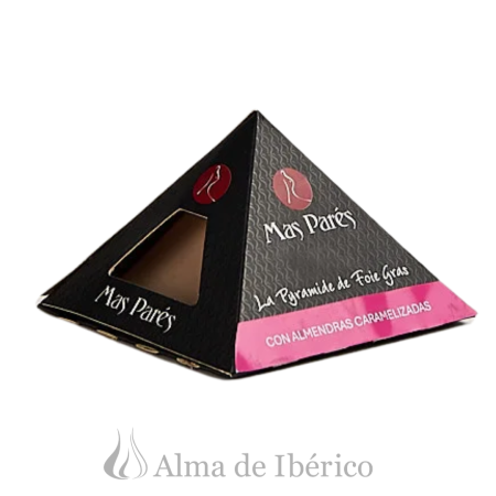 Pirámide Bloc Foie de Pato con almendra caramelizada